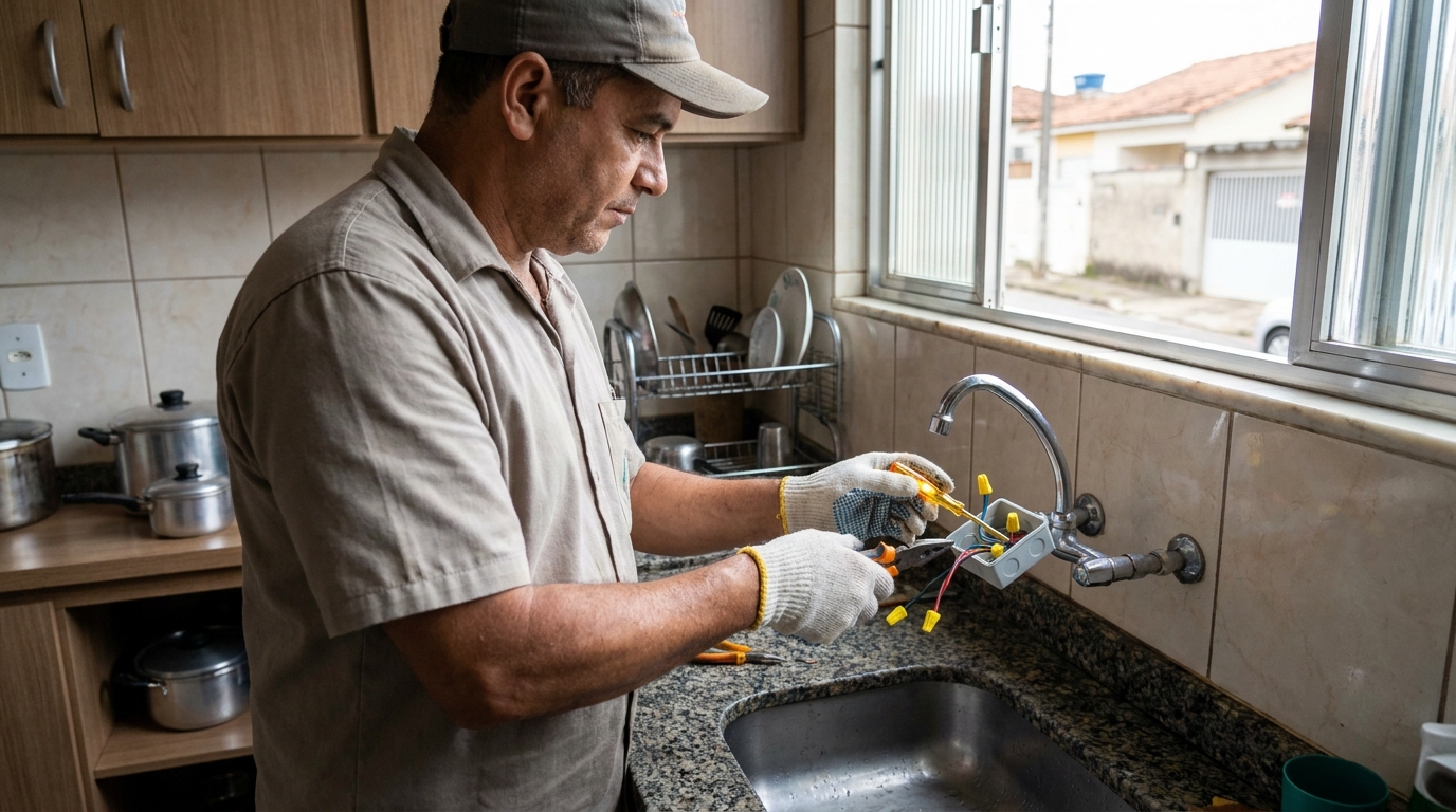 Adequação de Ponto Elétrico em São José dos Campos‑SP